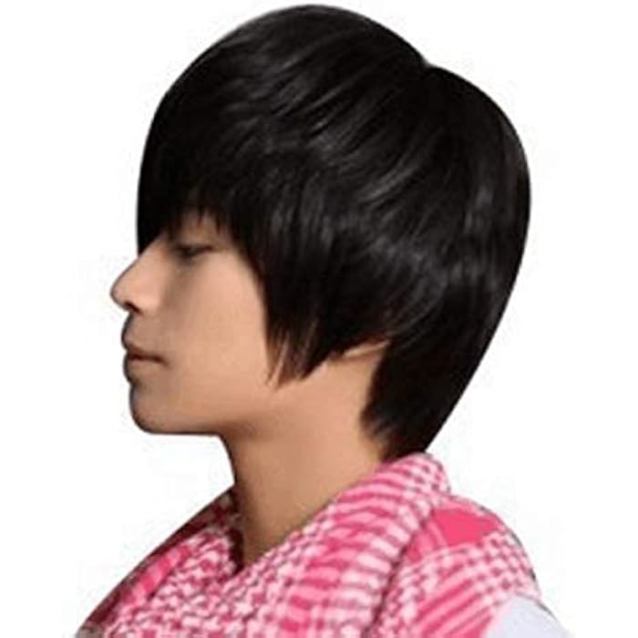 DILLARDS Man Short Wigs Fashion Hairstyle F79 Black - Image 3